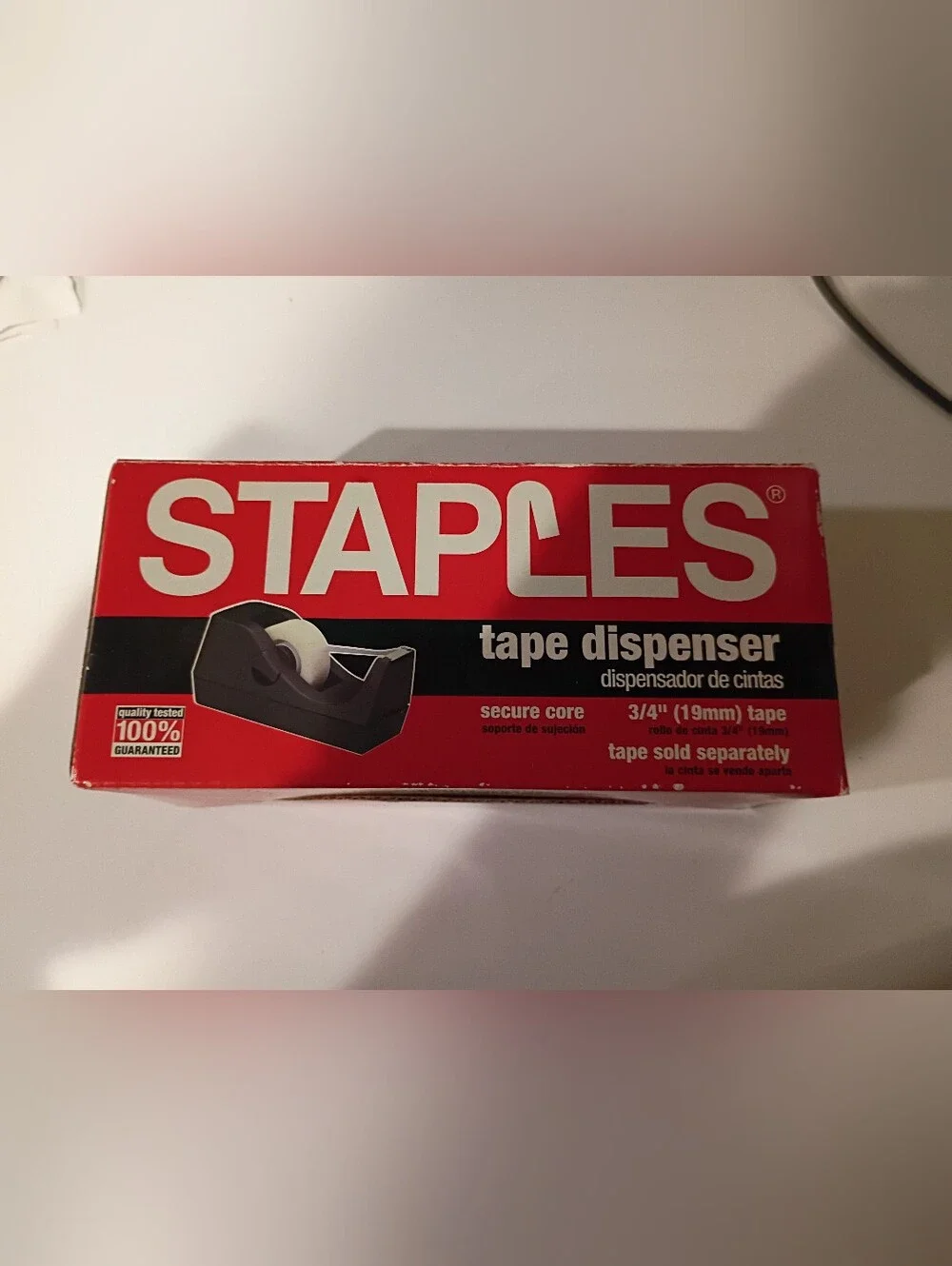 Staples Black Tape Dispenser